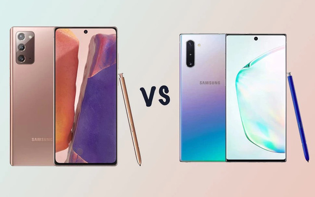 So sánh Samsung galaxy Note 20 Ultra và Galaxy Note 10 plus